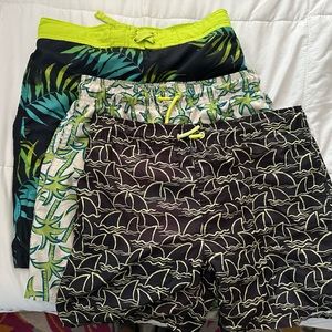 Bundle of Boys Swim Trunks Swim Shorts Medium Husky